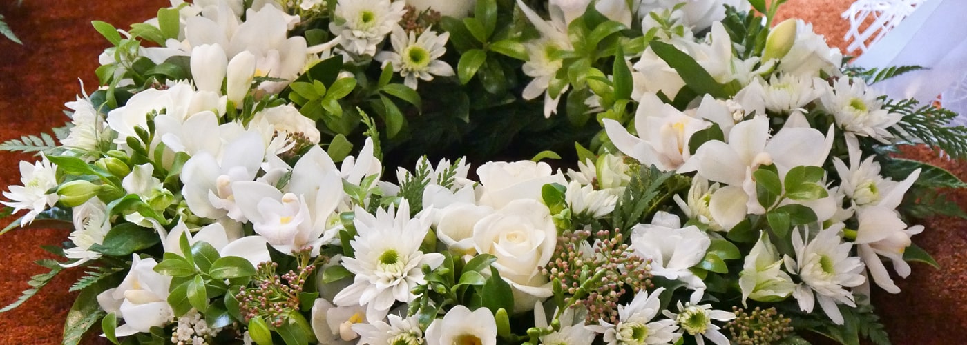 Funeral flowers from Leonora Rose in Leeds
