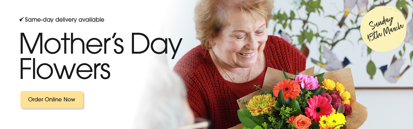 Seasonal bouquets from Leonora Rose in Leeds offering same-day delivery