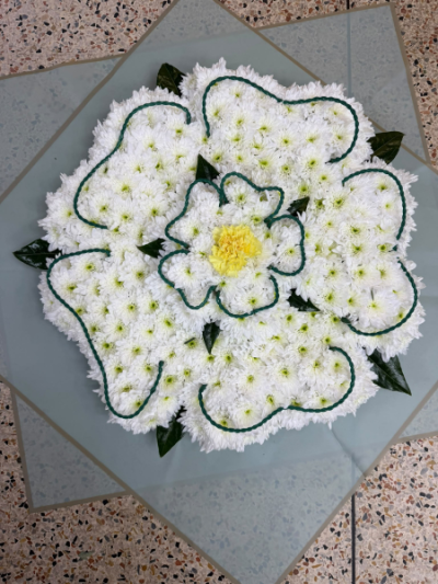 White Rose of York - A beautifully crafted funeral tribute offering a heartfelt and elegant tribute in loving memory.